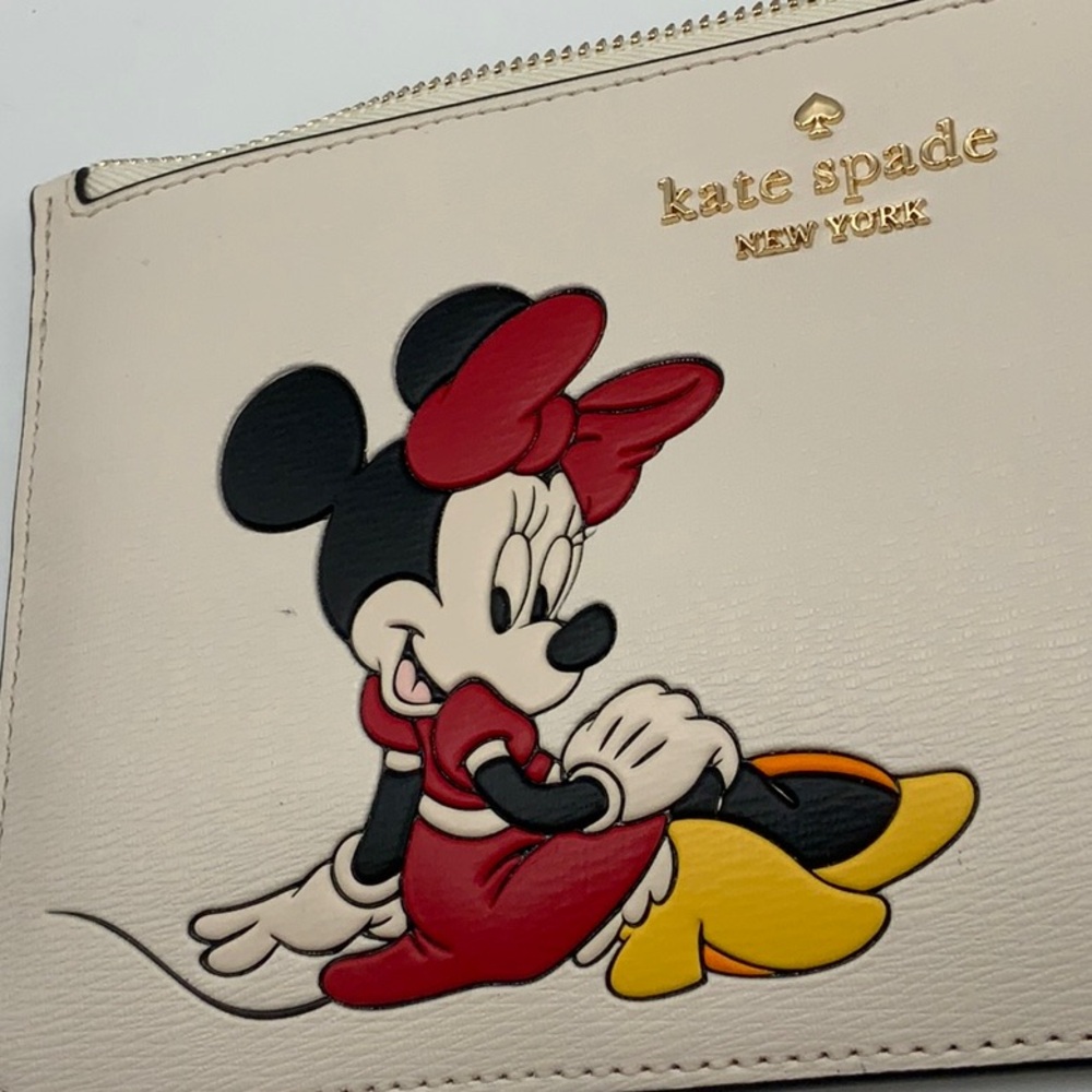 NWT Disney x Kate Spade Minnie Mouse Wristlet Wallet